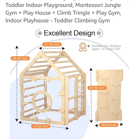 Toddler jungle gym - Picture 3 of 4